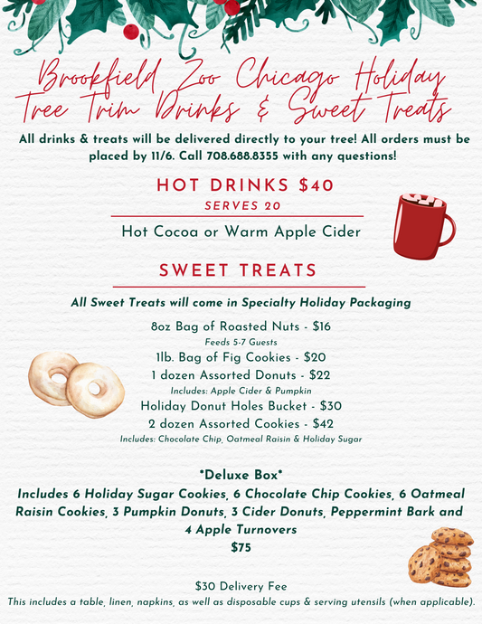 Tree Trim Drinks & Sweet Treats