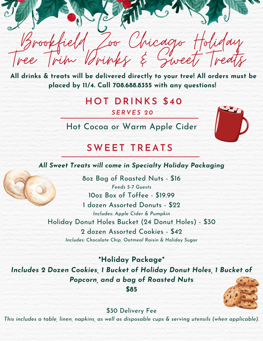 Tree Trim Drinks & Sweet Treats