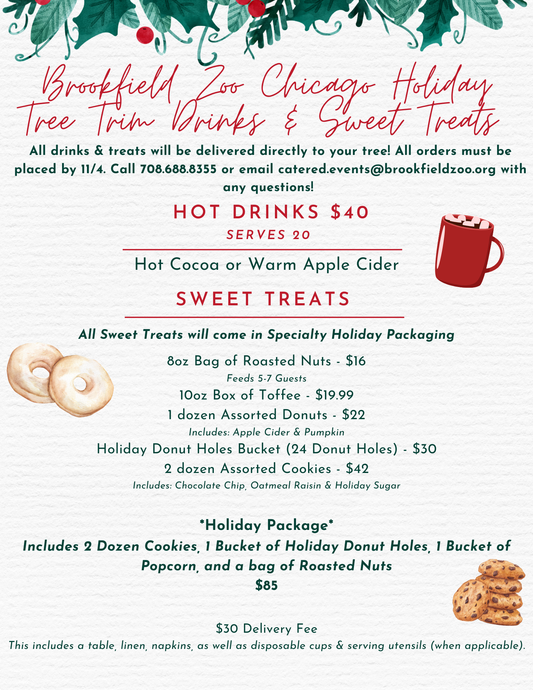 Tree Trim Drinks & Sweet Treats