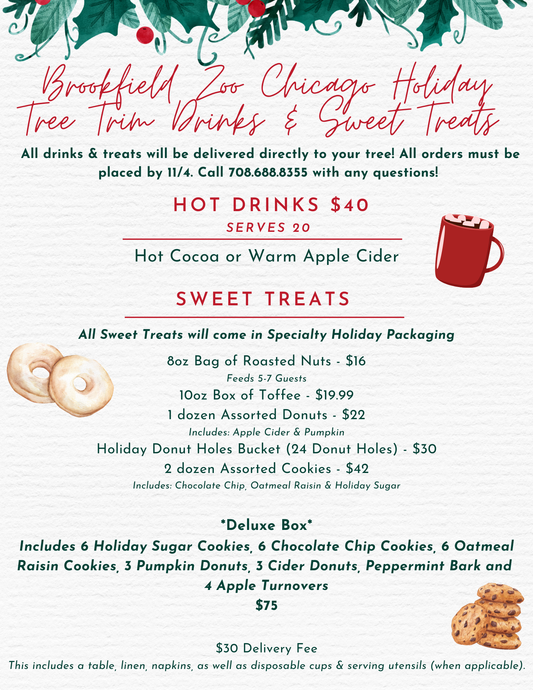 Tree Trim Drinks & Sweet Treats